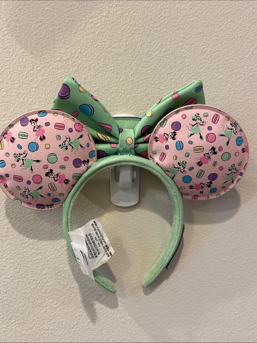 Disney X Loungefly Scented Macron Mouse Ear Headband - Mint & Pink